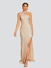 Halter Sequin Ruched Dress RJ10931