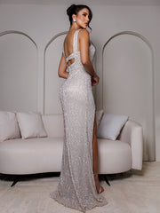 Elegant Sleeveless High Split Prom Dress GM00068