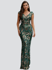 Formal Green Mermaid Dress XH2496